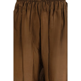 Braune Lyocell Freizeithose