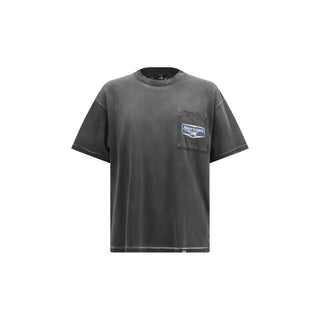 Camiseta de algodón negro