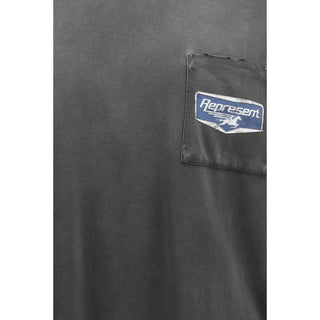 Camiseta de algodón negro