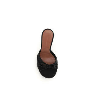 Black Fabric Sandals