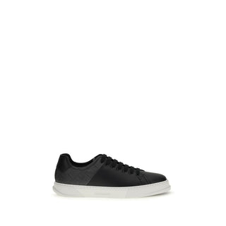 Zapatillas bajas negras de piel de becerro Bos Taurus