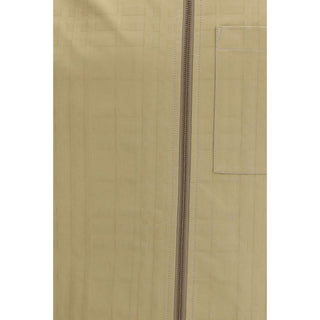 Abrigo beige de algodón