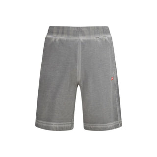 Graue Bermuda-Shorts aus Baumwolle