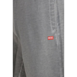 Graue Bermuda-Shorts aus Baumwolle