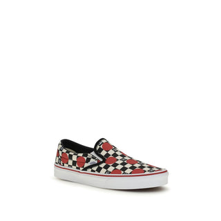 Mehrfarbige Baumwoll-Sneaker mit niedrigem Schaft
