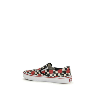 Mehrfarbige Baumwoll-Sneaker mit niedrigem Schaft