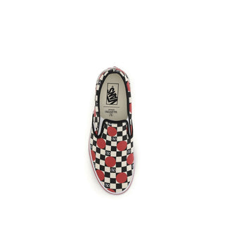 Mehrfarbige Baumwoll-Sneaker mit niedrigem Schaft