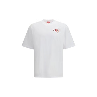 Weißes Baumwoll-T-Shirt
