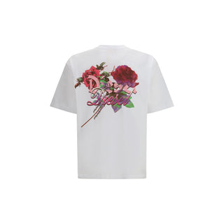 Weißes Baumwoll-T-Shirt