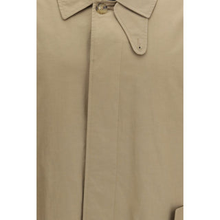 Beige Polyester Coat