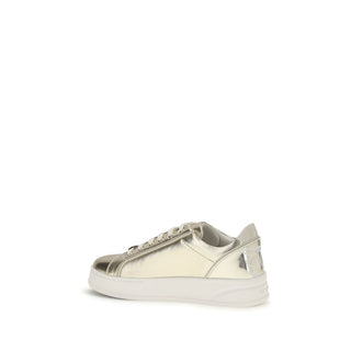 Zapatillas con plataforma Bos Taurus de piel de becerro dorada