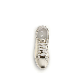 Zapatillas con plataforma Bos Taurus de piel de becerro dorada