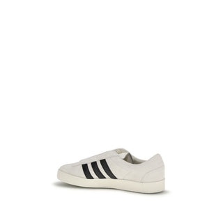Beige Kalbsleder Bos Taurus Low-Top-Sneaker