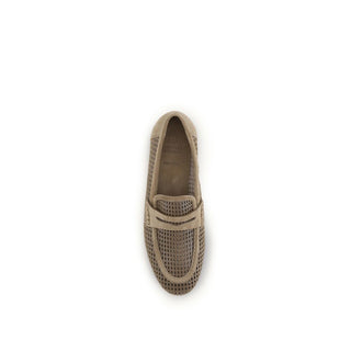 Beige Kalbsleder Bos Taurus Slipper