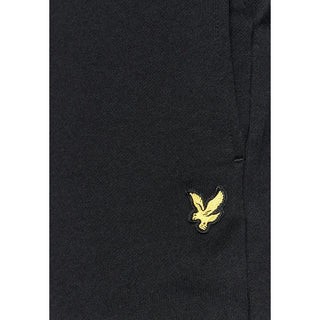 Black Cotton Bermuda Shorts