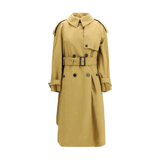 Gabardina beige de poliéster