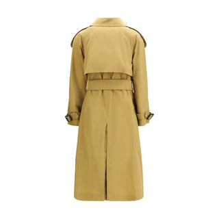 Gabardina beige de poliéster
