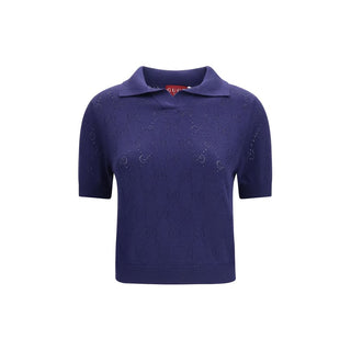 Blue Silk Dress Shirt