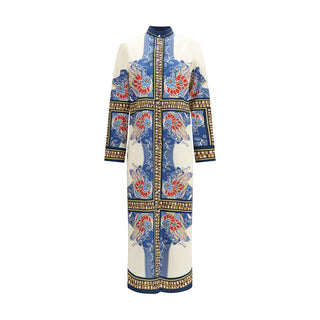 Multicolor Cotton Casual Dress