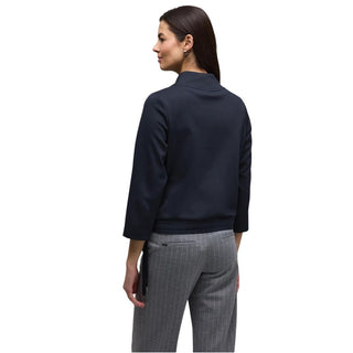 Sudadera azul de poliéster