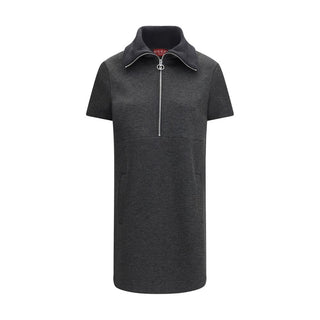Vestido casual de algodón gris