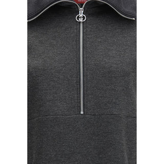 Vestido casual de algodón gris