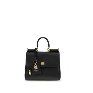 Bolso de hombro Bos Taurus de piel de becerro negra
