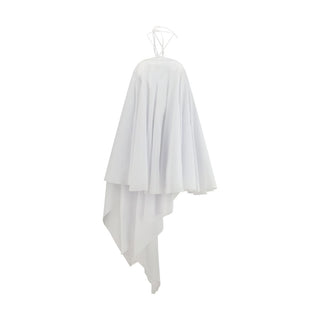 Weißes Baumwoll-Freizeitkleid
