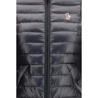 Black Polyamide Full-Length Jacket