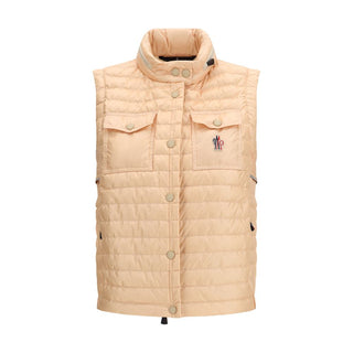 Chaqueta sin mangas de poliamida multicolor