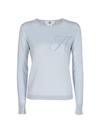 Blue Cashmere Sweatshirt