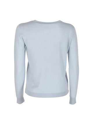 Blue Cashmere Sweatshirt