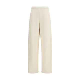 Beige Baumwoll Freizeithose