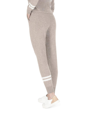 Beige Kaschmir Freizeithose