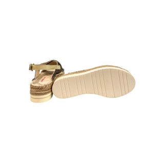 Beige Textile Women Sandal