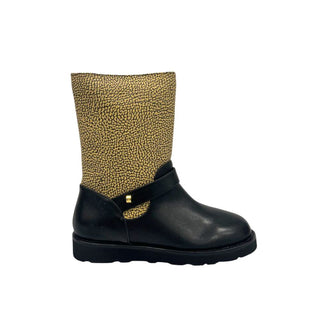 Botas beige de cuero para mujer