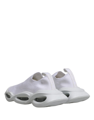 Weiße Slip-On-Wave-Low-Top-Sneakers