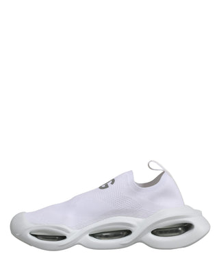 Weiße Slip-On-Wave-Low-Top-Sneakers