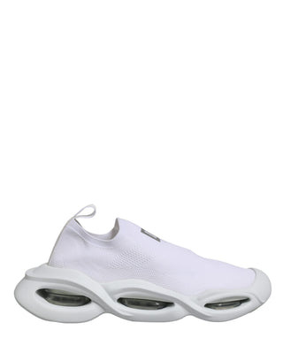 Weiße Slip-On-Wave-Low-Top-Sneakers