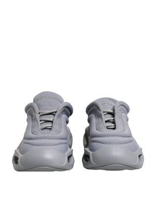 Graue Slip On Low Top Sneaker mit Wellenprofil