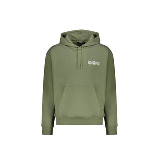 Zweifarbiger Baumwoll-Kapuzenpullover
