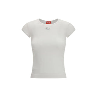 Weißes Baumwoll-T-Shirt