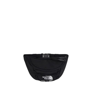 Bolso de mano negro de poliéster  