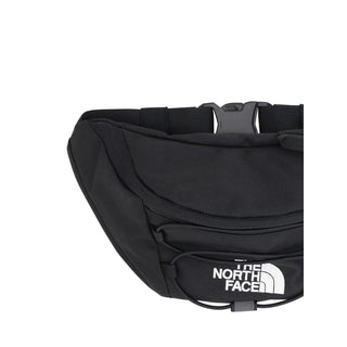 Bolso de mano negro de poliéster  