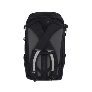 Mochila negra de poliéster reciclado  