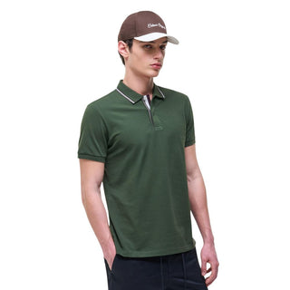 Polo verde de algodón