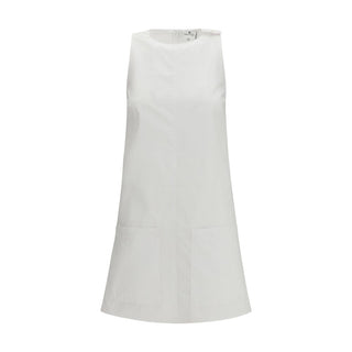 Weißes Baumwoll-Freizeitkleid