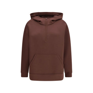 Sudadera de modal marrón