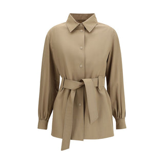 Brown Wool Oves Aries Sleeveless Jacket