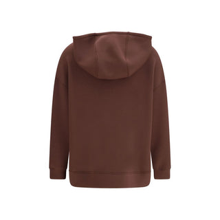 Sudadera de modal marrón